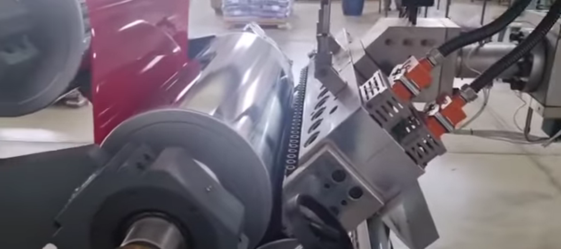 PP extrude machine tested by customer themself 900 110